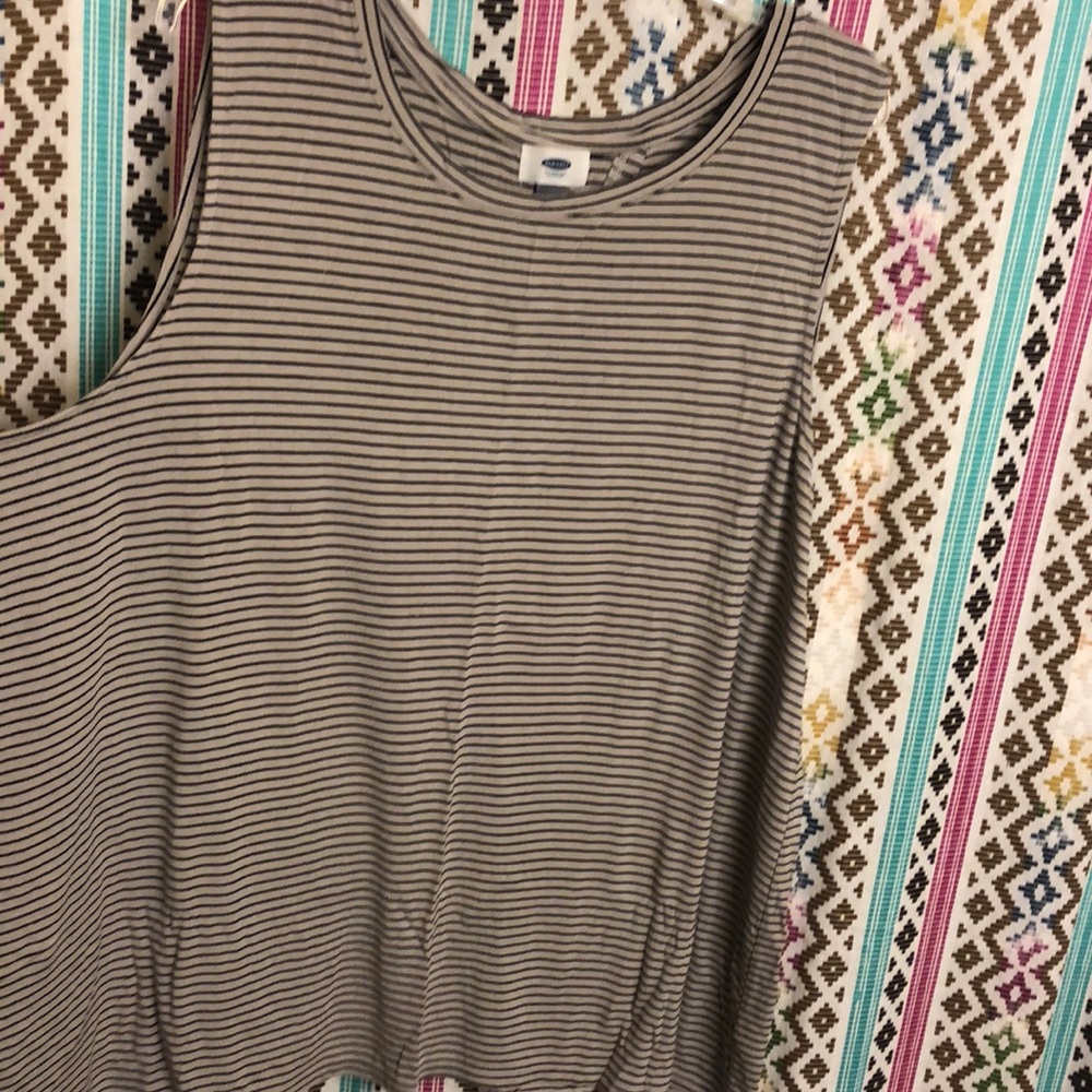 Striped Sleeveless Top